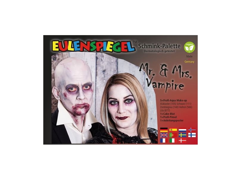 Eulenspiegel Mr. & Mrs. Vampire Makeup