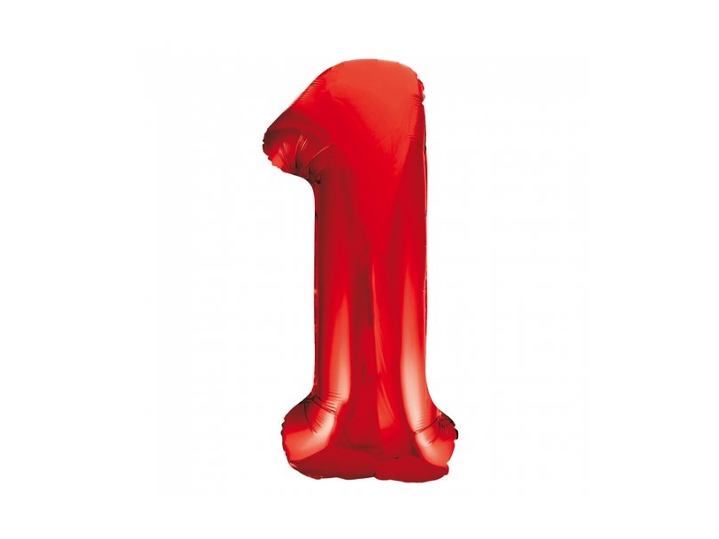 Røde Talballoner, 86 Cm
