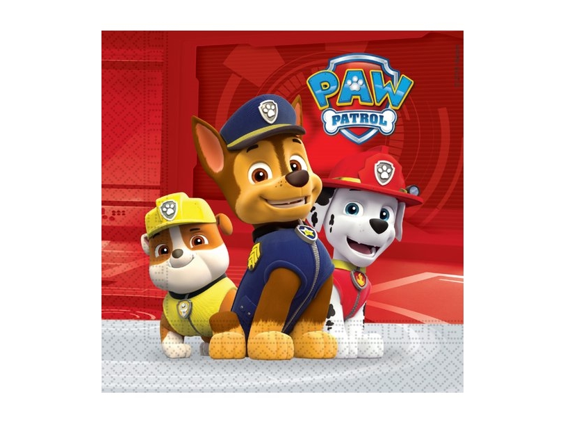 Paw Patrol servetter | Skola & Hobby - Festdekorera - Ballonger | GameStuff