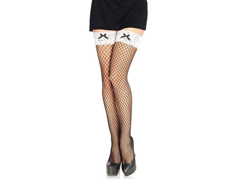 French Maid net stockings