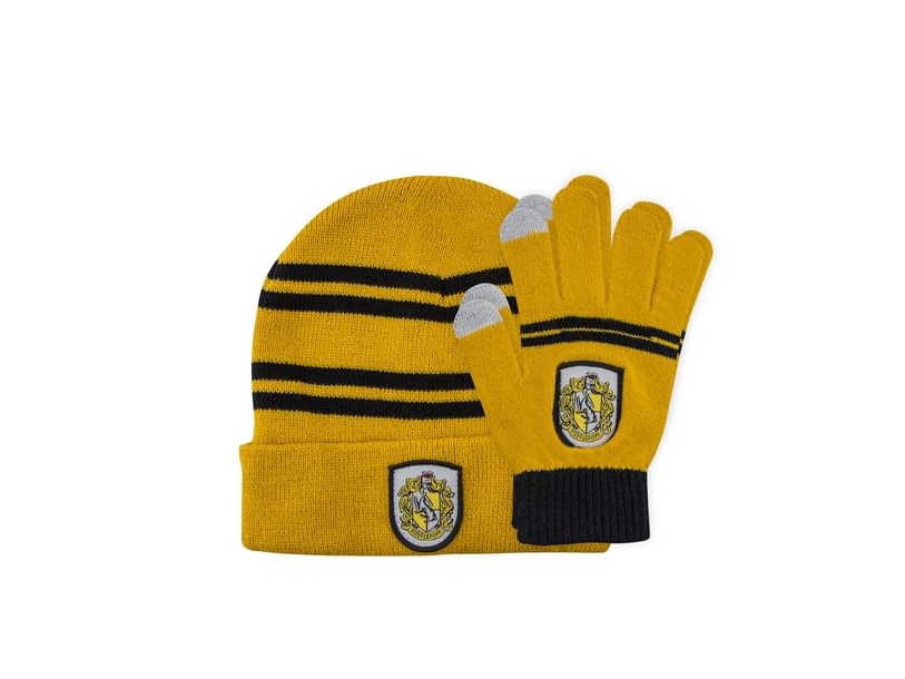 Hufflepuff hue og handsker, barn | N - A | GameStuff
