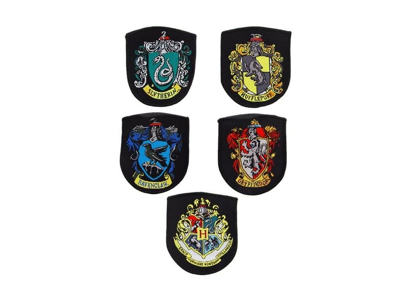 Harry Potter broderet emblemer, 5 stk | Andra leksaksmärken - Harry Potter | GameStuff