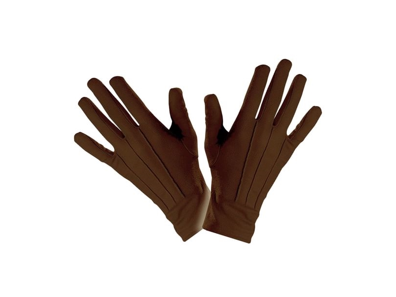 Braune Kurze Handschuhe