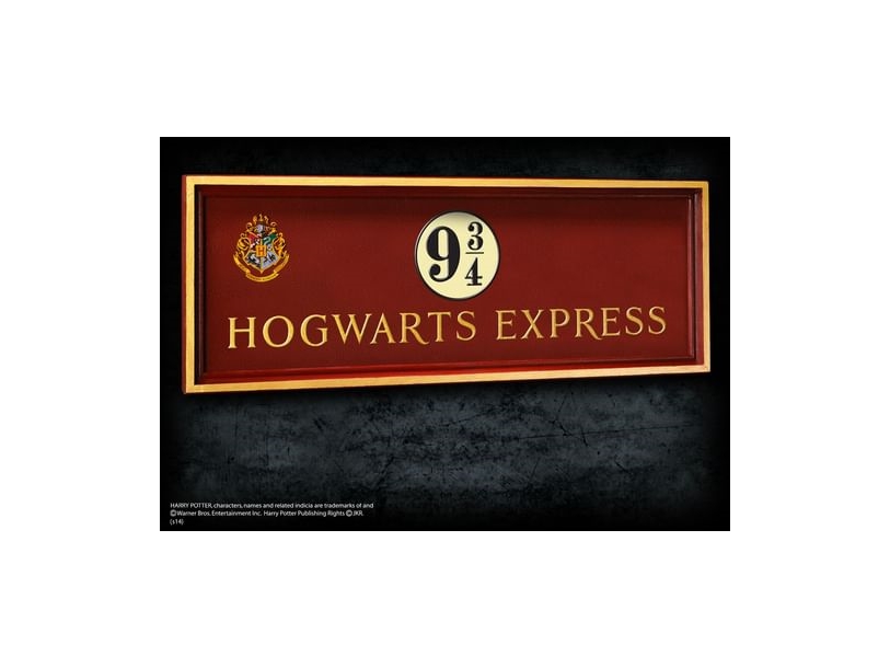 Hogwarts 9 3/4 Skilt