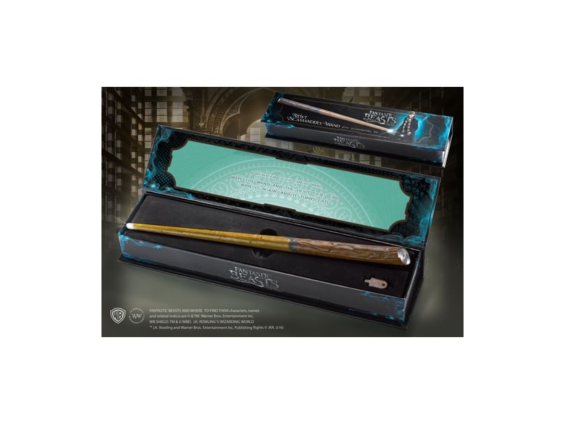 Newt Scamanderin sauva, jossa on valoa