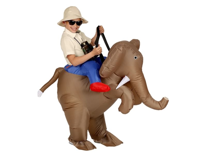 Oppusteligt Elefant Kostume