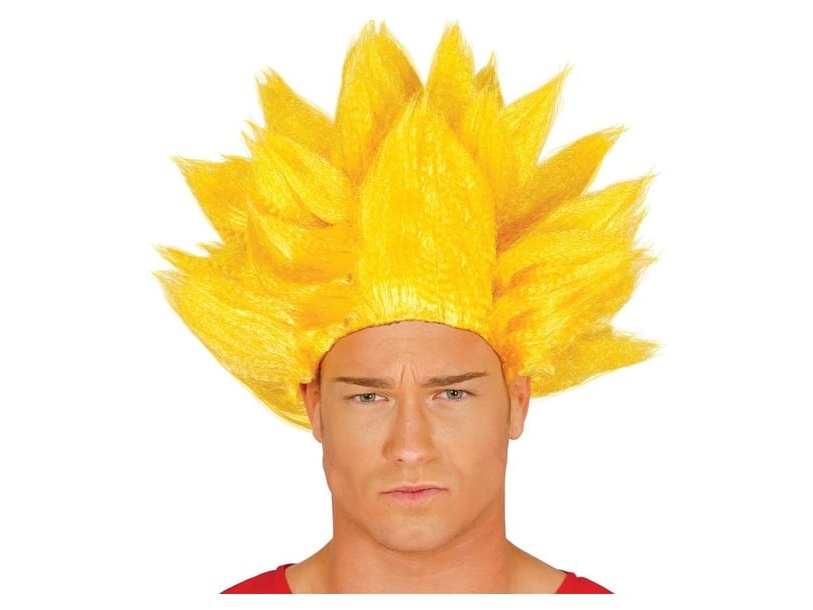 Anime-Perücke, Gelb