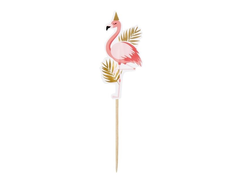 Flamingo cocktail sticks