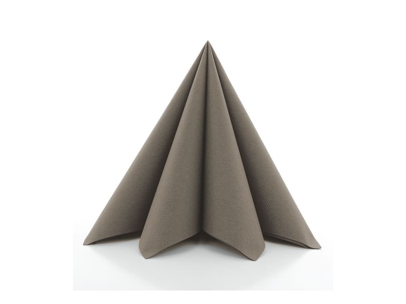 Beige-Graue Airlaid-Servietten