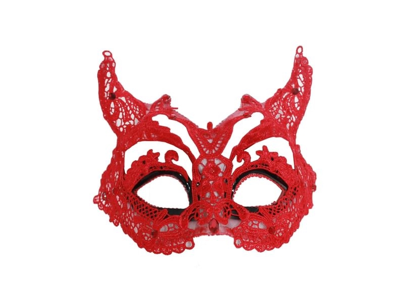 Red Devil Halbmaske