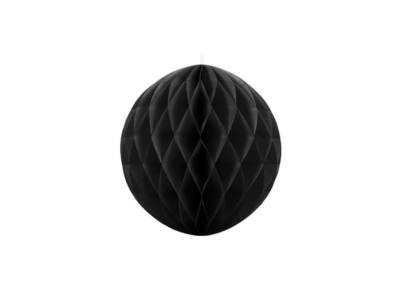 Schwarzer Seidenpapierball, 40 Cm