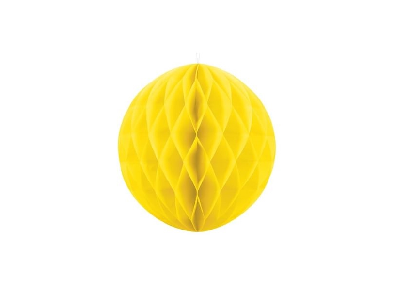 Gelber Seidenpapierball, 40 Cm