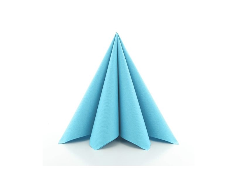 Himmelblaue Airlaid-Servietten