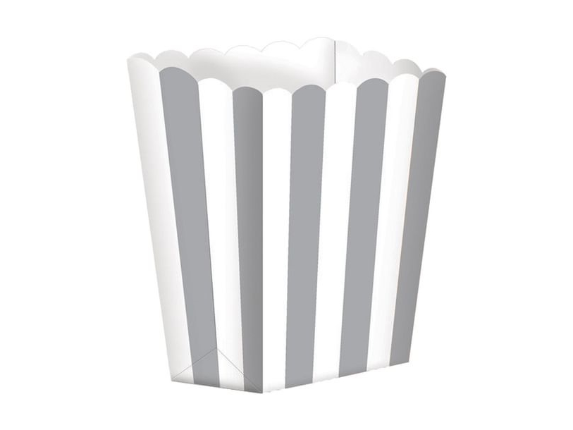 Popcorn Bægre Med Sølv Striber
