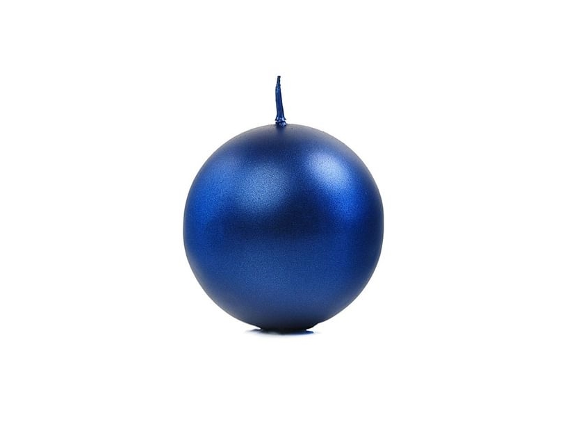 Blaue Kugelleuchte, 8 Cm