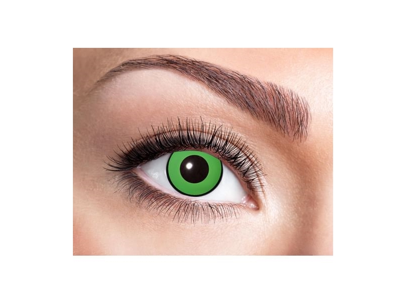 Green Eye färgade kontaktlinser, 3 mån | Leksaker - Rollek - Kostym | GameStuff