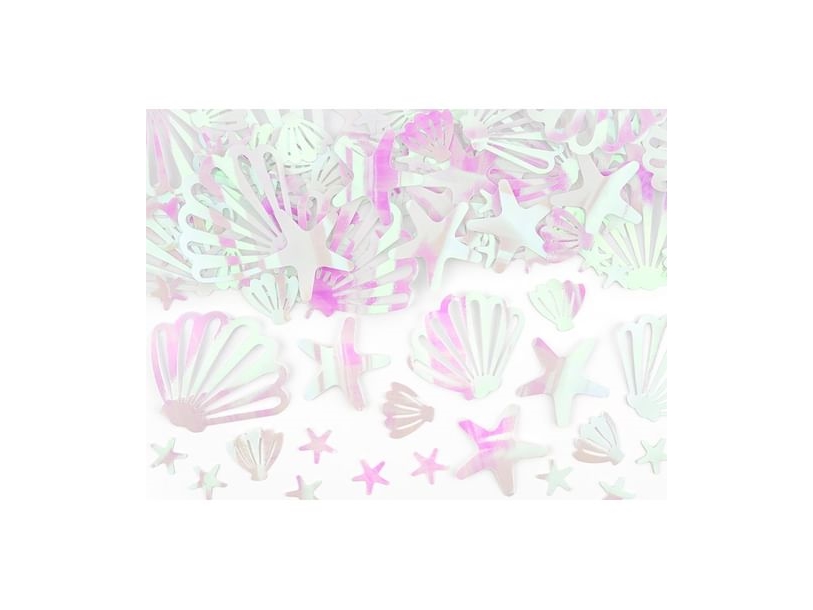 PartyDeco KONS1-081I, Lös konfetti, Multifärg, 1 färger, Djur, Snäcka, Starfish, 23 g | N - A | GameStuff