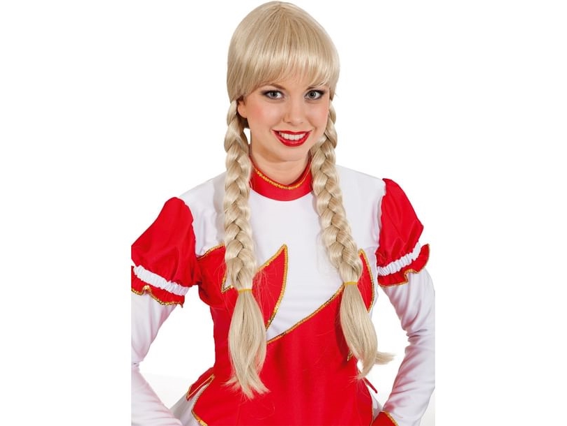 Blonde Perücke Mit Zöpfen