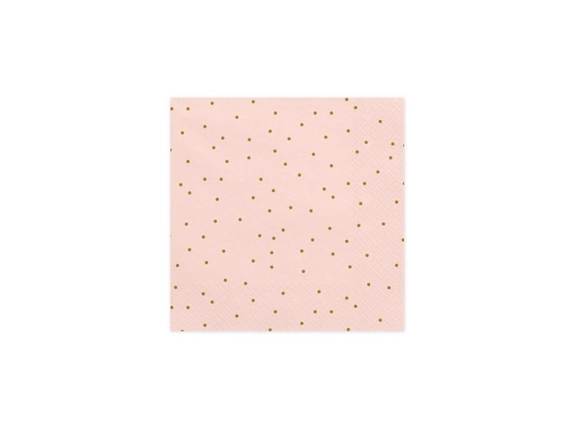 Rosa servetter med guldprickar | Catering - Dukar & Servetter - Servetter | GameStuff