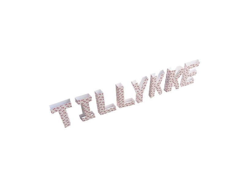 Fold Ud Tillykke Bogstaver