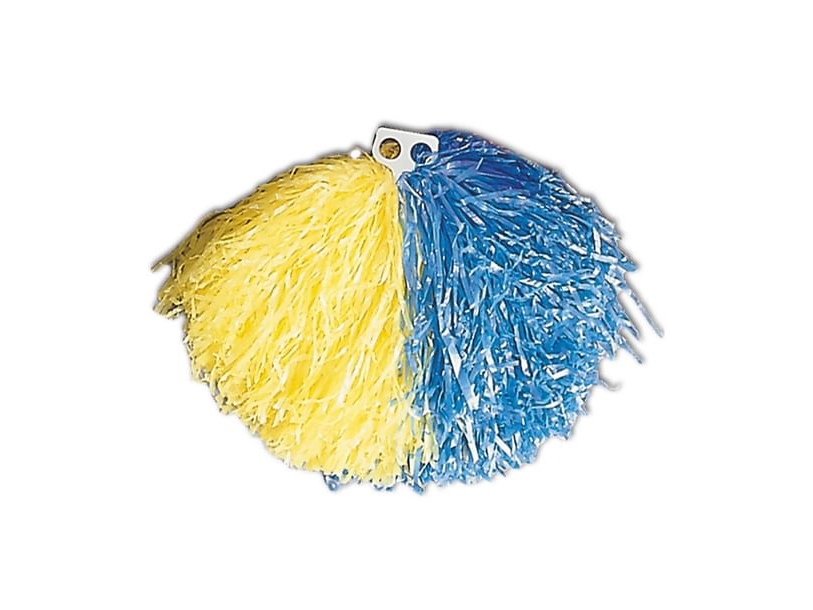 Pom Pom Blau Und Gelb