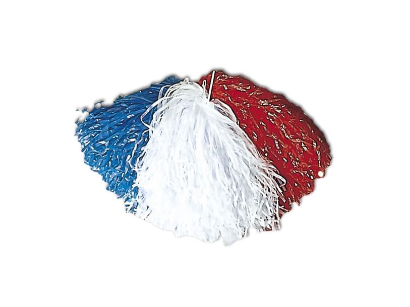 Pom Pom Blau Weiß Und Rot