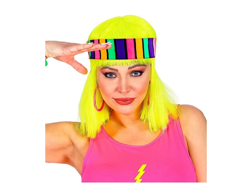 Neon-Haarband, Mehrfarbig