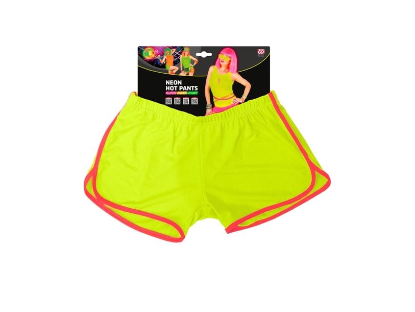 Neongelbe Hotpants