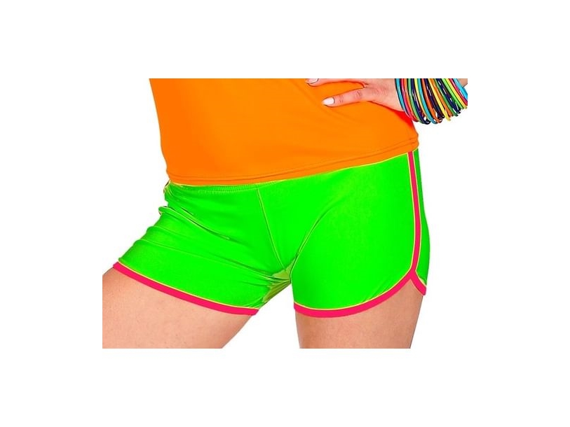 Neongrønne Hotpants