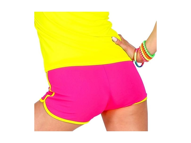 Neonpinke Hotpants
