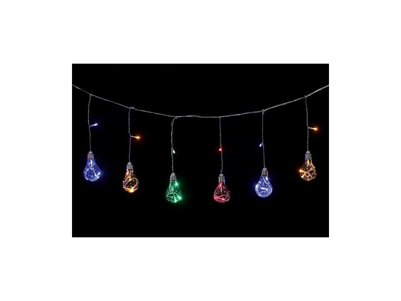 Ljusslinga med LED-lampor, flerfärgad | N - A | GameStuff