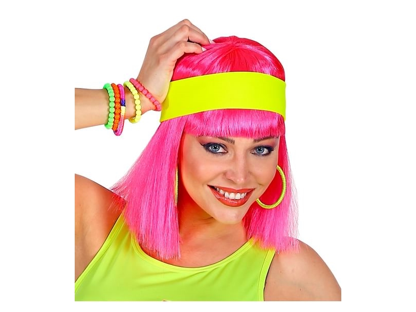 Neon-Haarband, Gelb