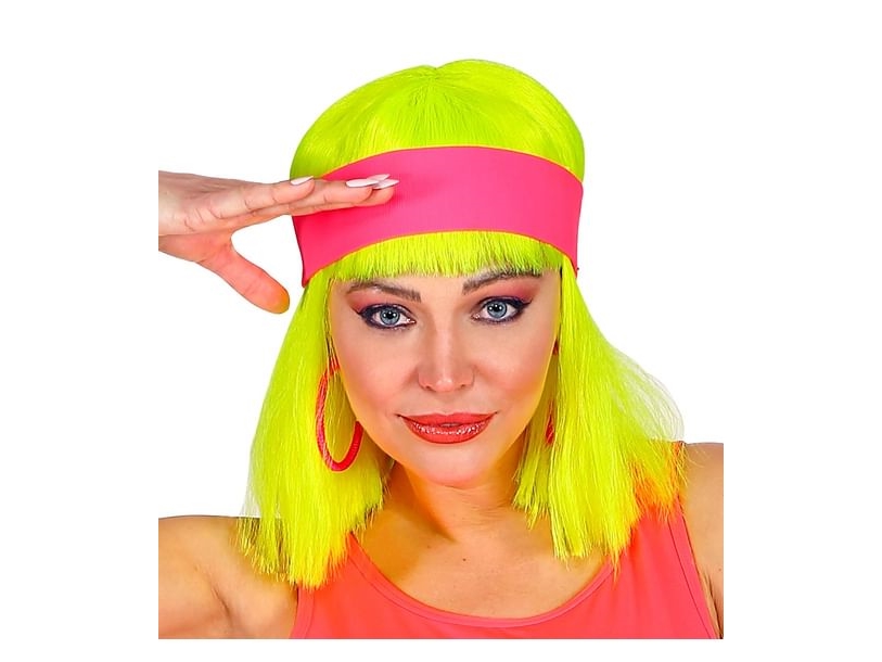 Neon-Haarband Rosa