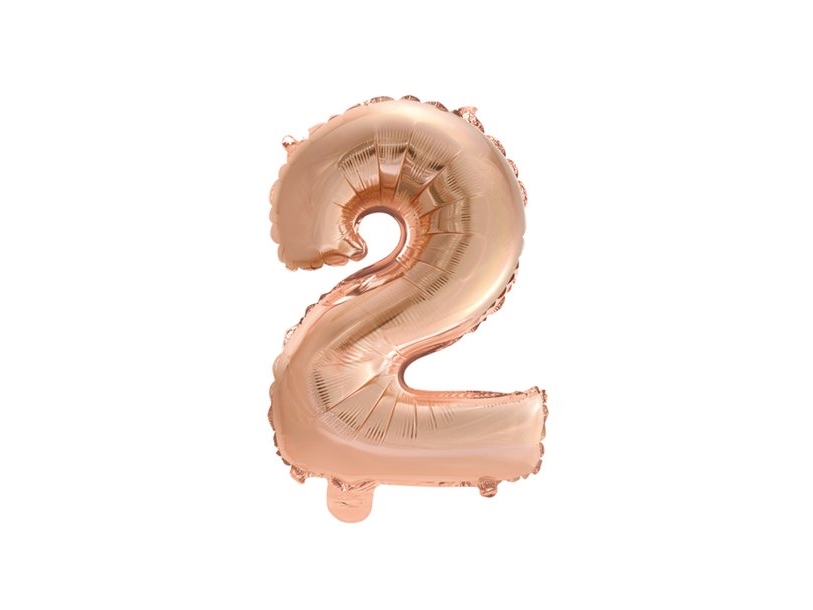 Folie Ballon 2 Rose Gold, 41 Cm