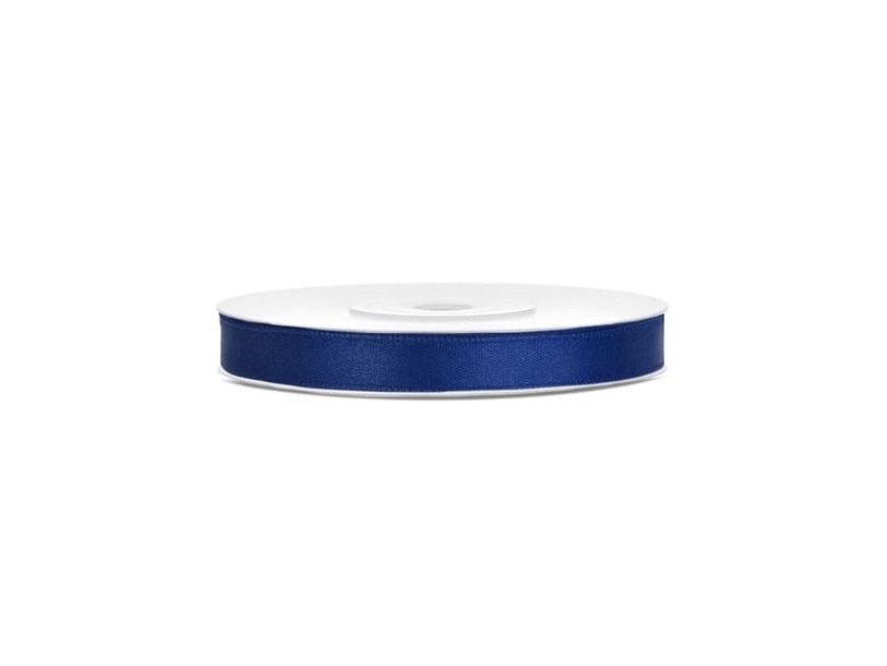 Marineblaues Satinband 6Mm