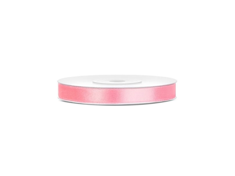 Rosa Satinband 6Mm