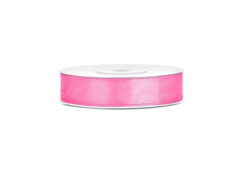 Pink Satinbånd 12Mm