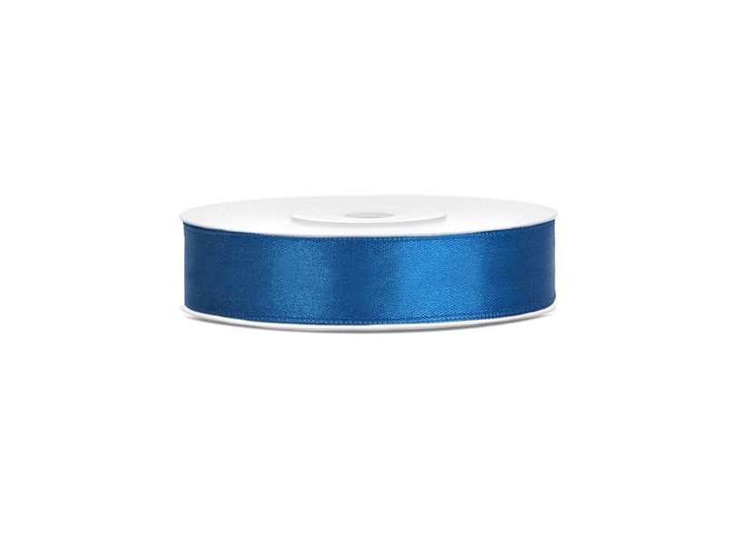 Blaues Satinband 12Mm