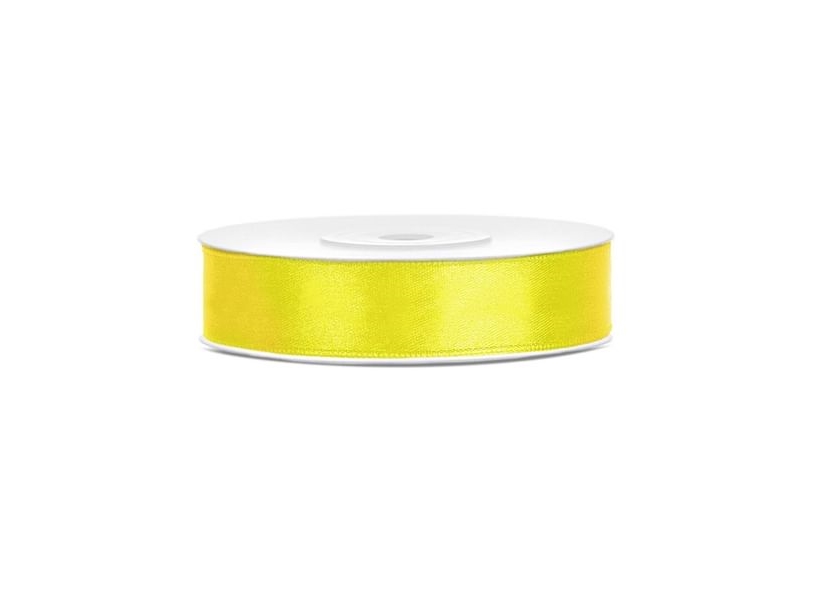 Gelbes Satinband 12Mm