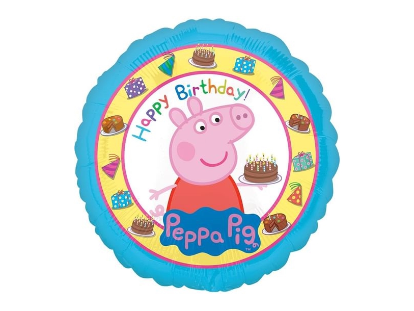 Folieballon Gurli Gris Happy Birthday