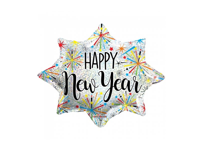 Folienballon Happy New Year 46 Cm