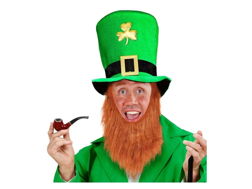 Leprechaun-Hut Mit Bart