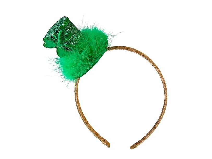 Skt Patrick minihat på hårbøjle