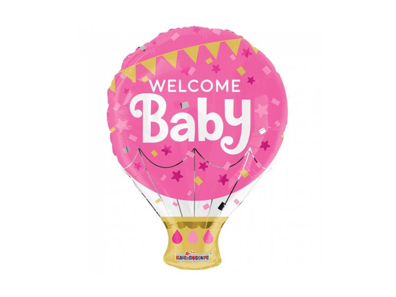 Folieballon Welcome Baby, Pige