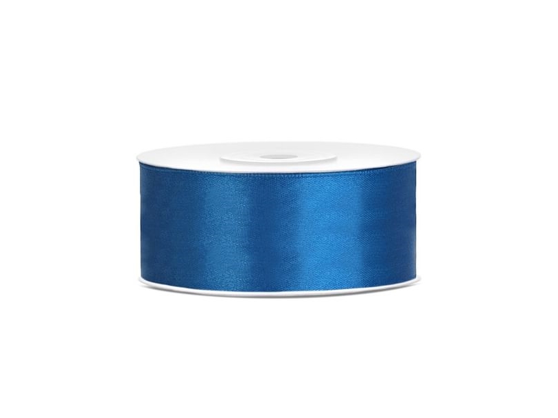 Blaues Satinband 25 Mm
