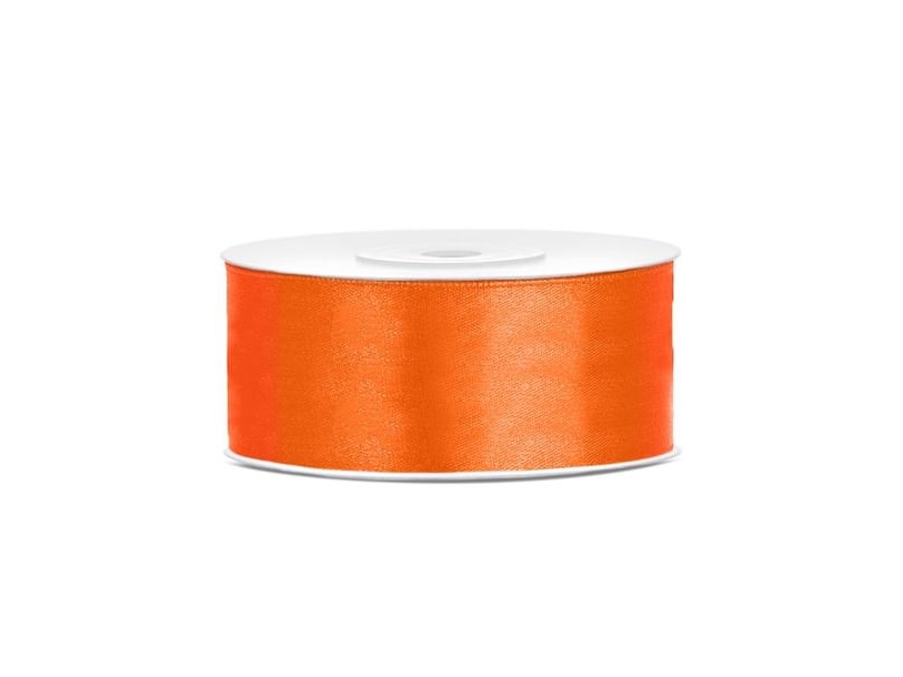 Orange satinbånd 25mm | Skola & Hobby - Festdekorera - Presentinslagning | GameStuff