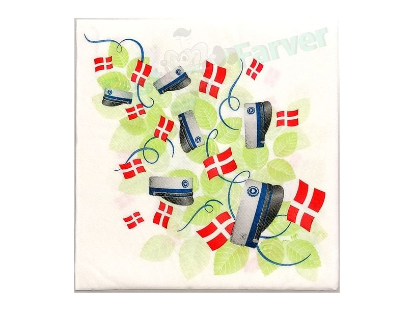 Student Airlaid Servietten Blau 40X40