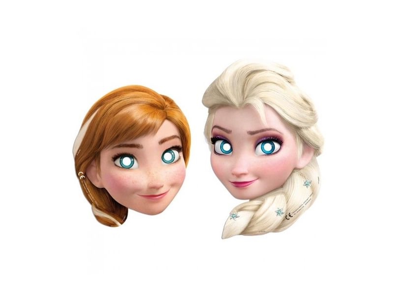 Anna &amp Elsa-masker i kartong | Leksaker - Rollek - Kostym | GameStuff