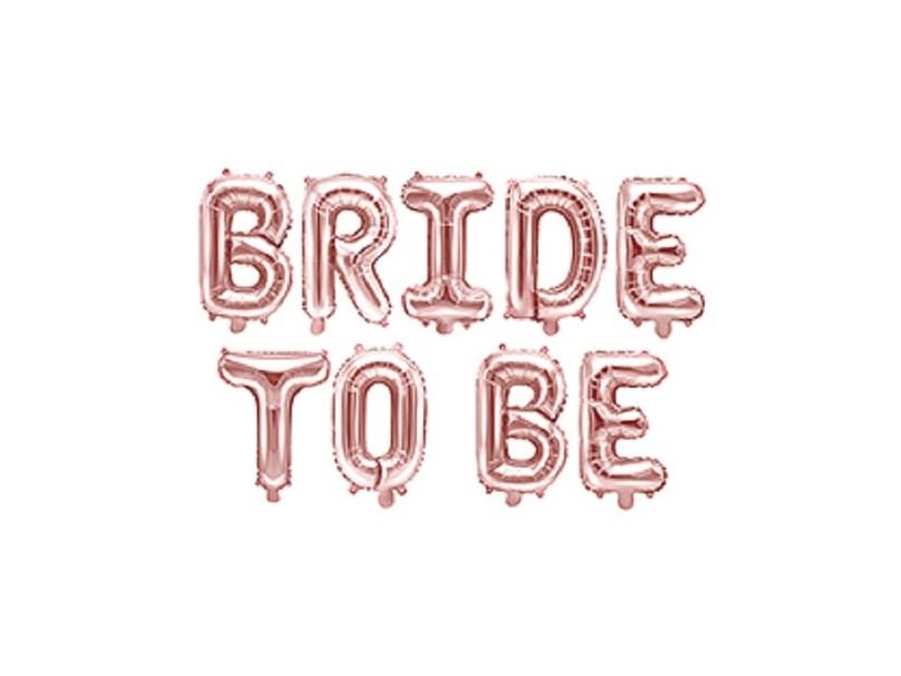 Rose Gold Folieballoner Bride To Be