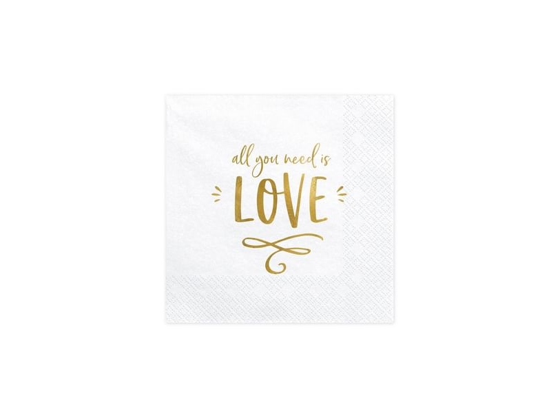 Servietter, All You Need Is Love